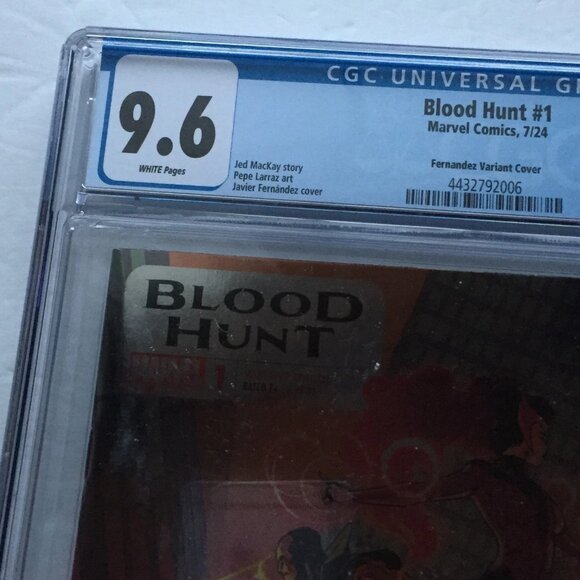 2024 Marvel Comics Blood Hunt Foil Variant #1 CGC Graded 9.6 - Picture 4 of 13